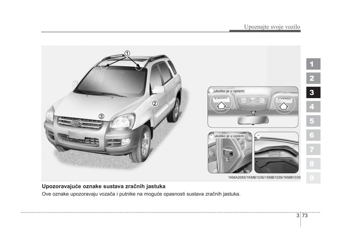 KIA Sportage II 2 vlasnicko uputstvo / page 83