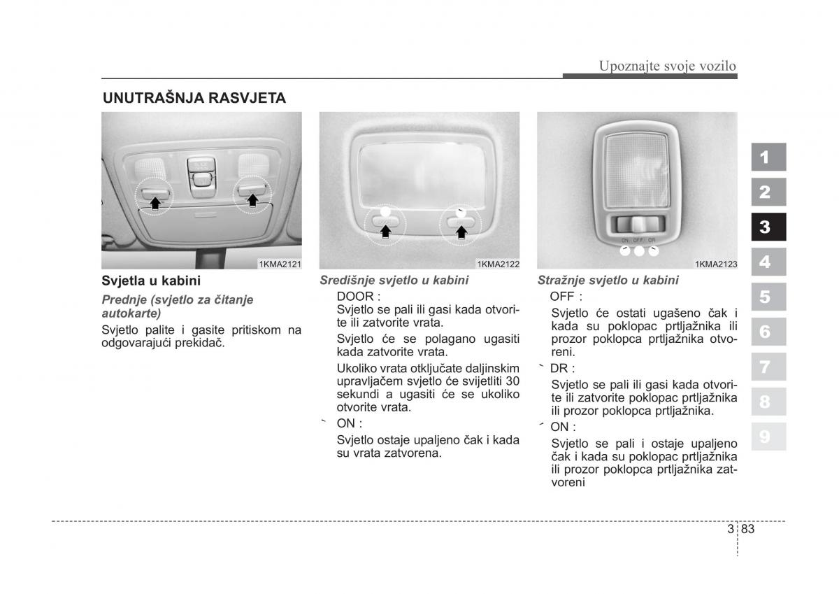 KIA Sportage II 2 vlasnicko uputstvo / page 93