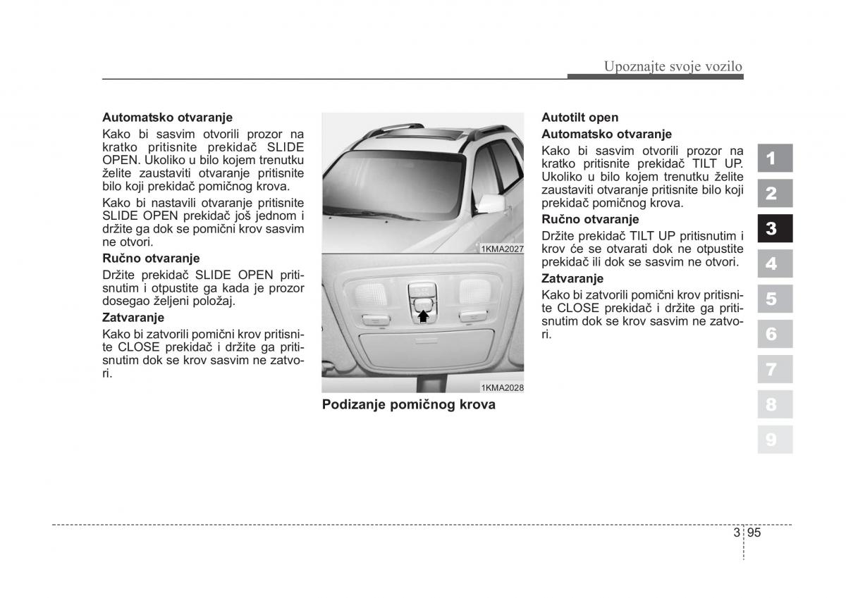 KIA Sportage II 2 vlasnicko uputstvo / page 105