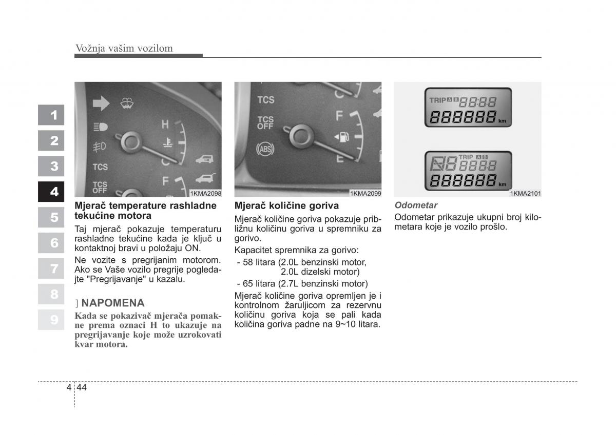 KIA Sportage II 2 vlasnicko uputstvo / page 157