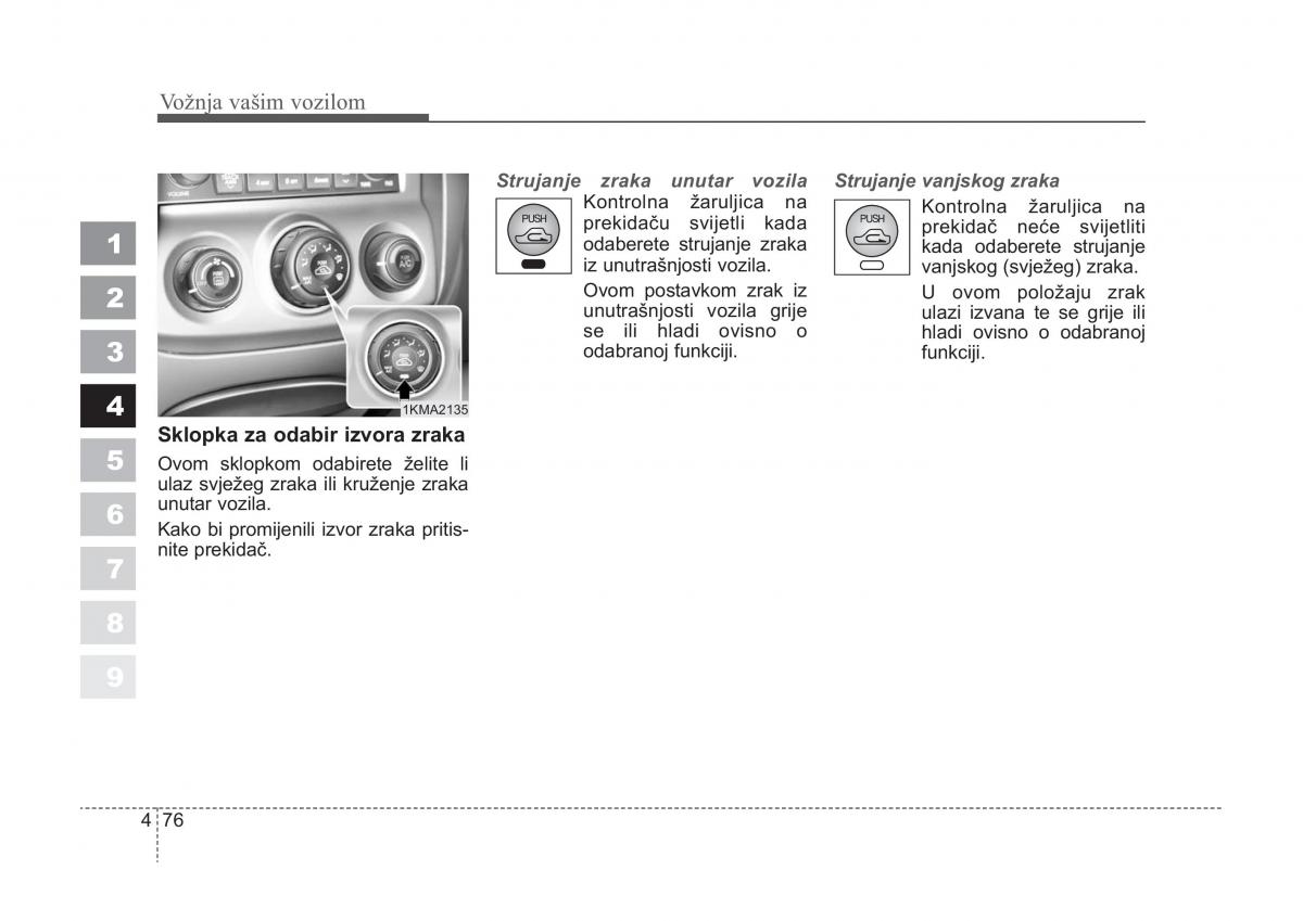 KIA Sportage II 2 vlasnicko uputstvo / page 189