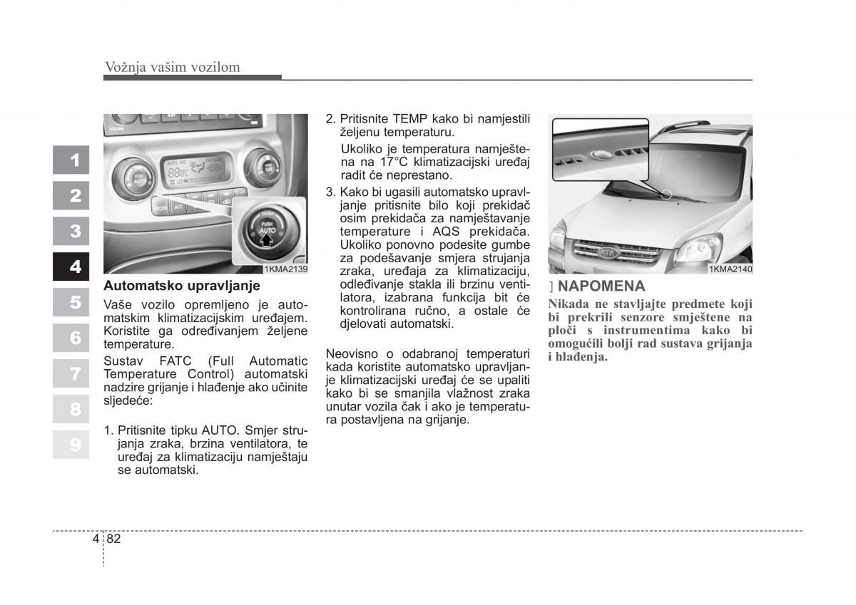 KIA Sportage II 2 vlasnicko uputstvo / page 195