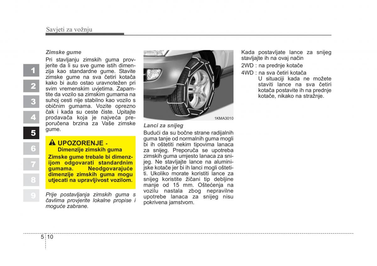 KIA Sportage II 2 vlasnicko uputstvo / page 221