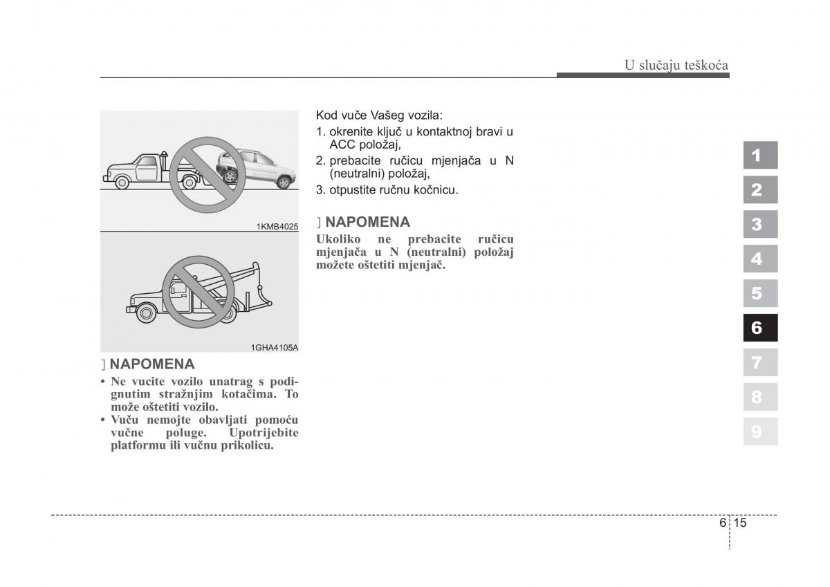 KIA Sportage II 2 vlasnicko uputstvo / page 267