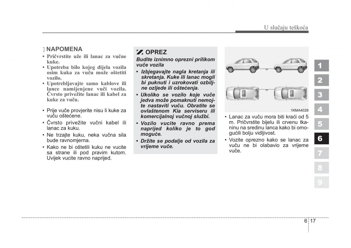 KIA Sportage II 2 vlasnicko uputstvo / page 269