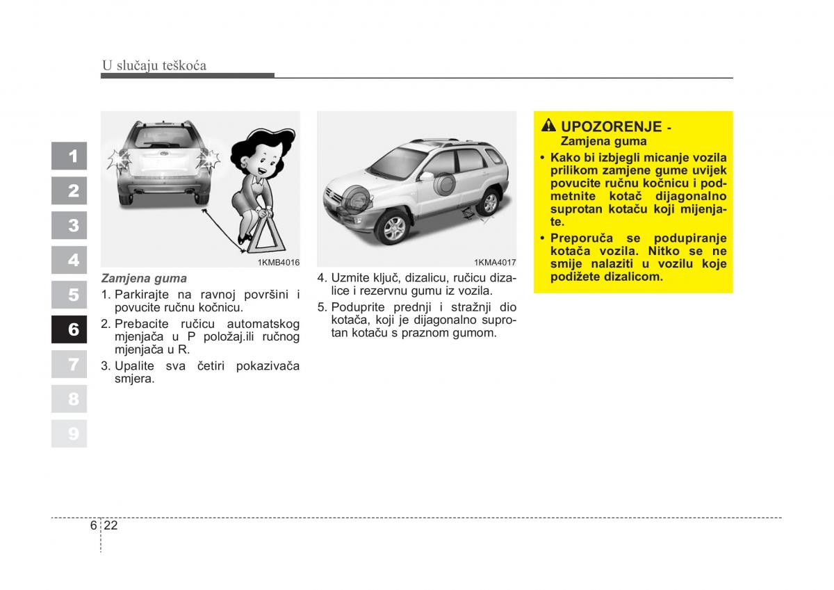 KIA Sportage II 2 vlasnicko uputstvo / page 274