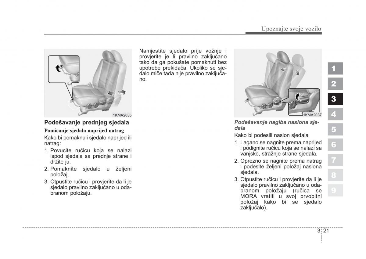 KIA Sportage II 2 vlasnicko uputstvo / page 31