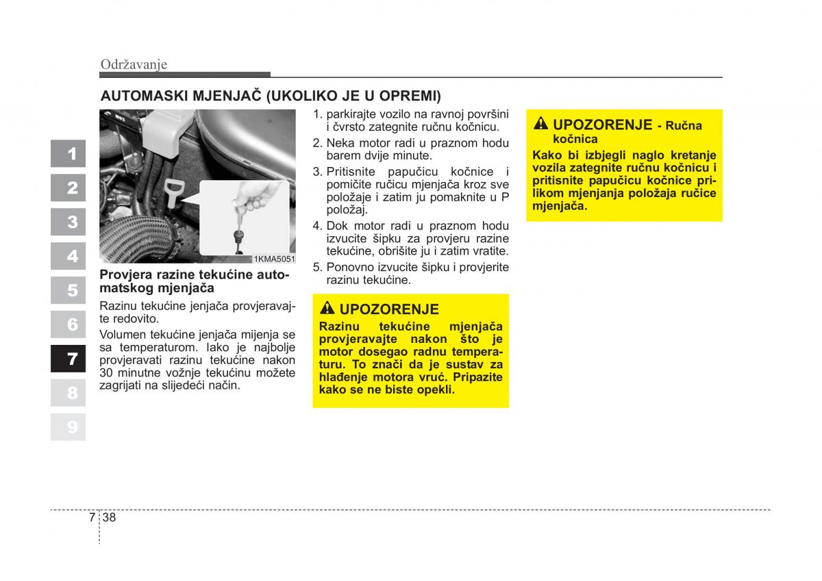 KIA Sportage II 2 vlasnicko uputstvo / page 316