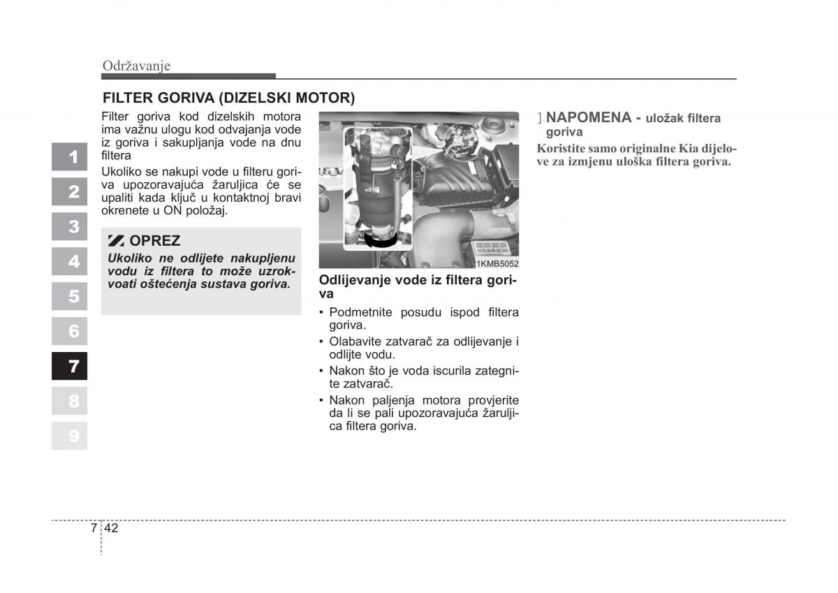 KIA Sportage II 2 vlasnicko uputstvo / page 320