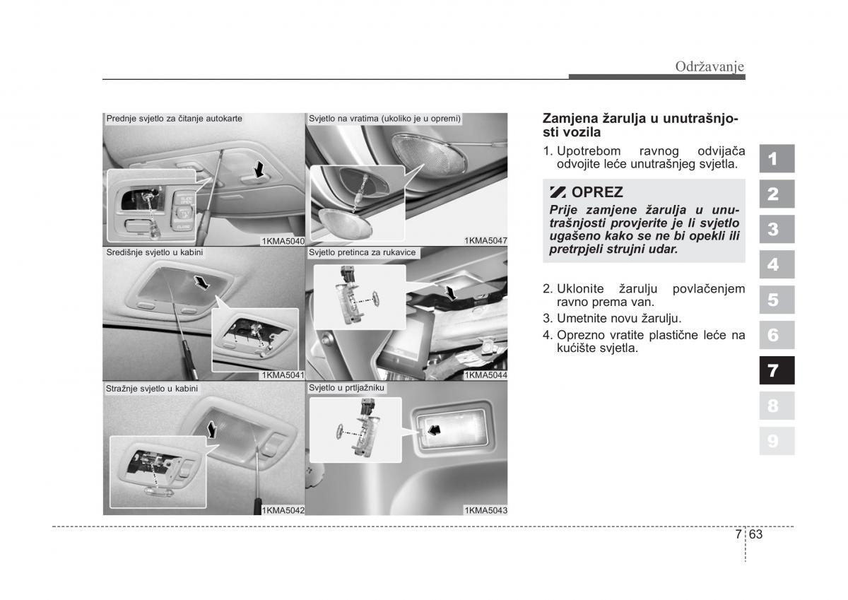 KIA Sportage II 2 vlasnicko uputstvo / page 341