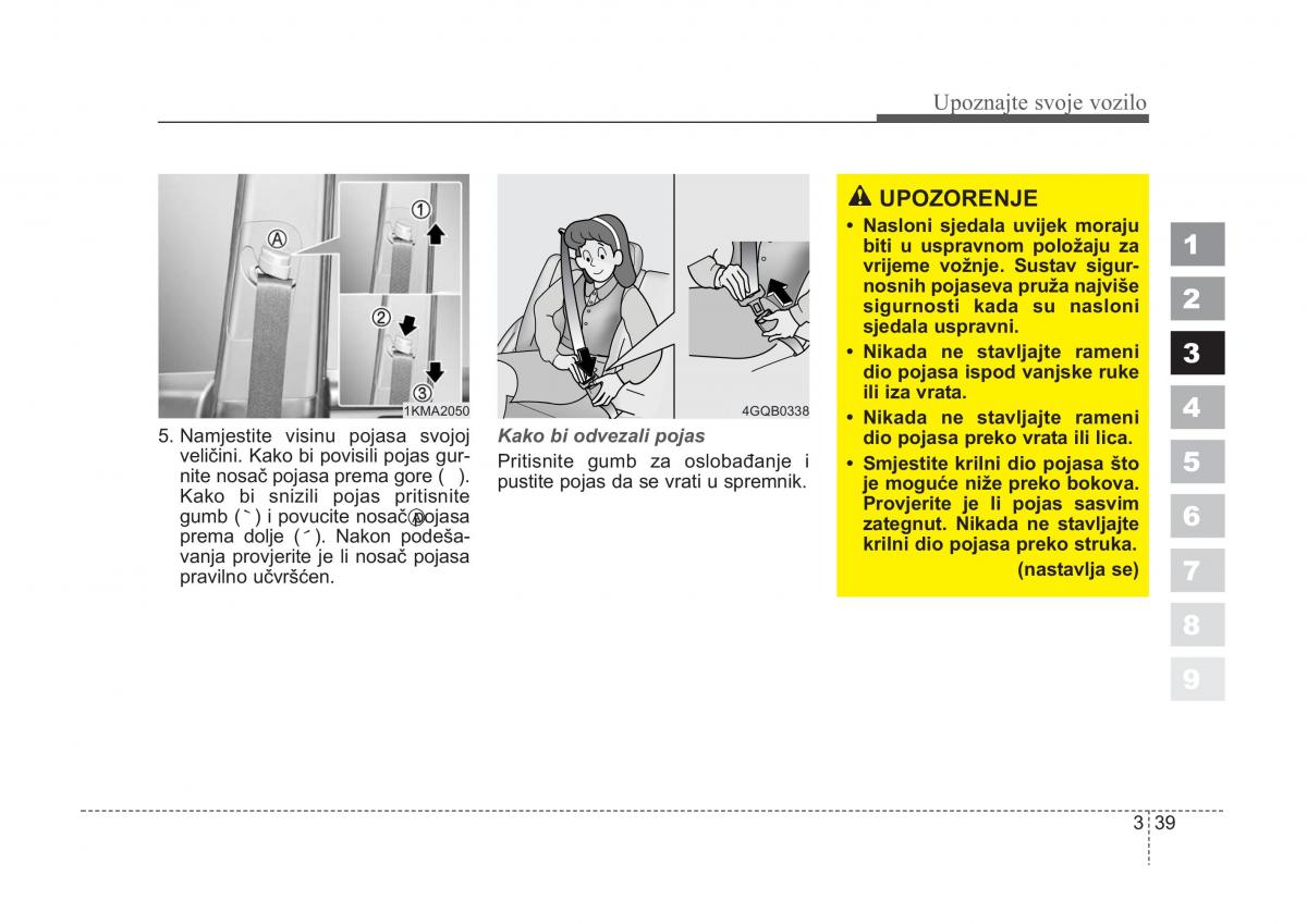 KIA Sportage II 2 vlasnicko uputstvo / page 49