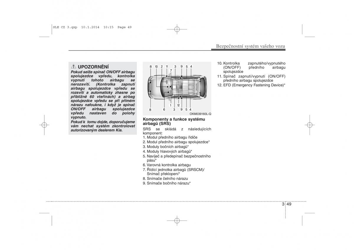 KIA Sportage III 3 navod k obsludze / page 63