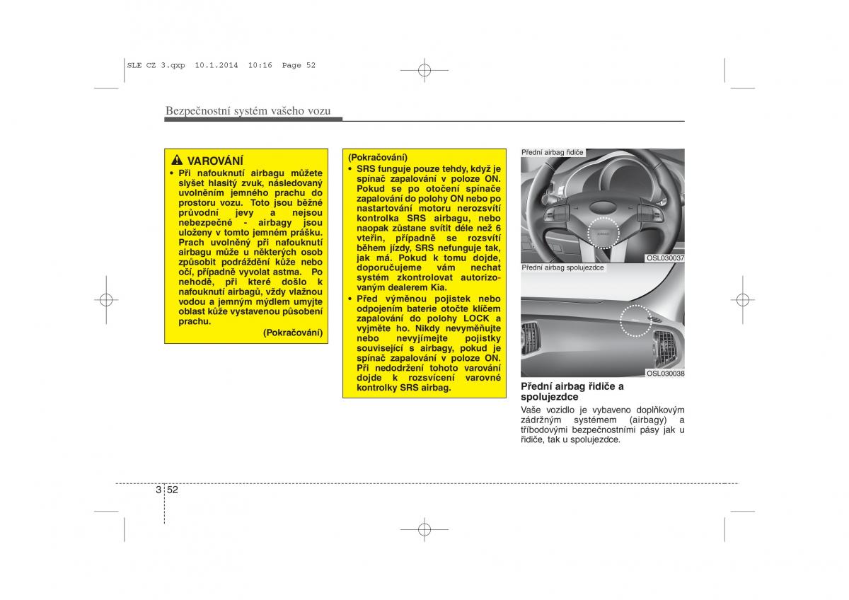 KIA Sportage III 3 navod k obsludze / page 66