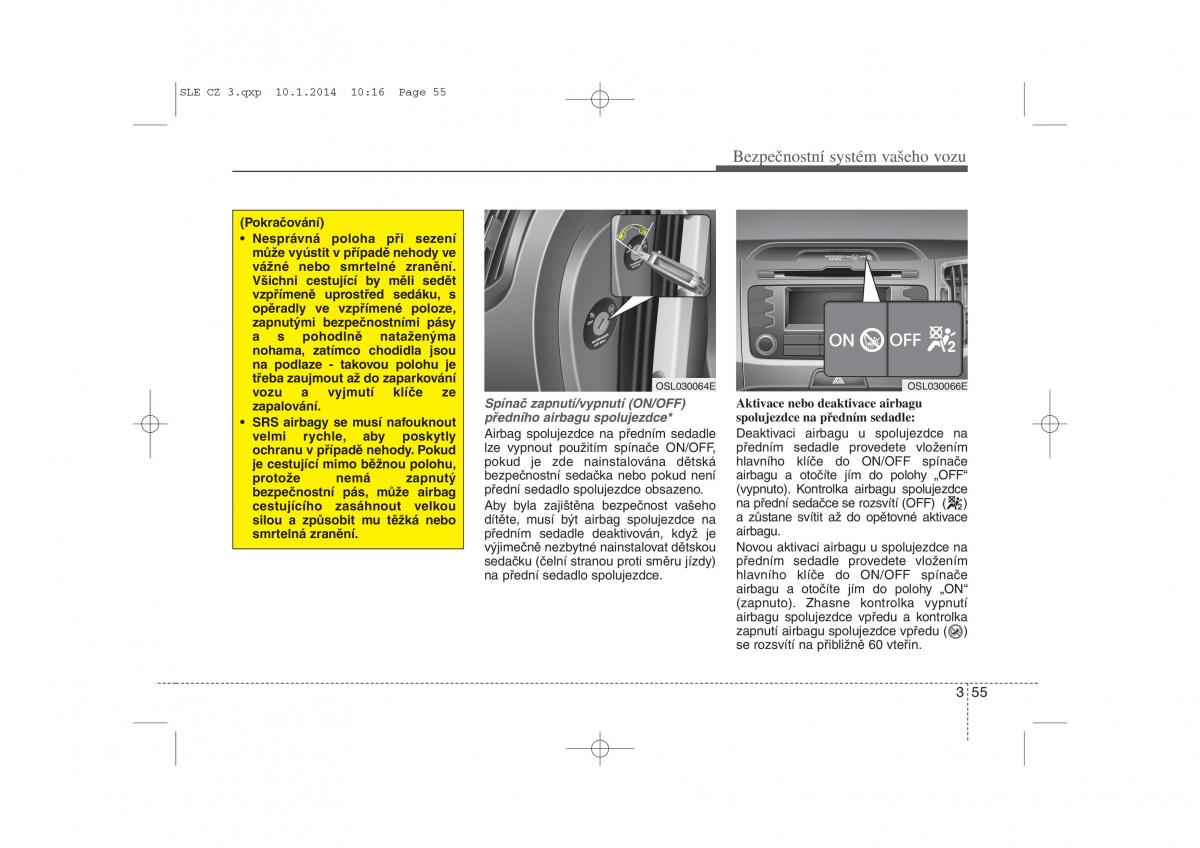 KIA Sportage III 3 navod k obsludze / page 69