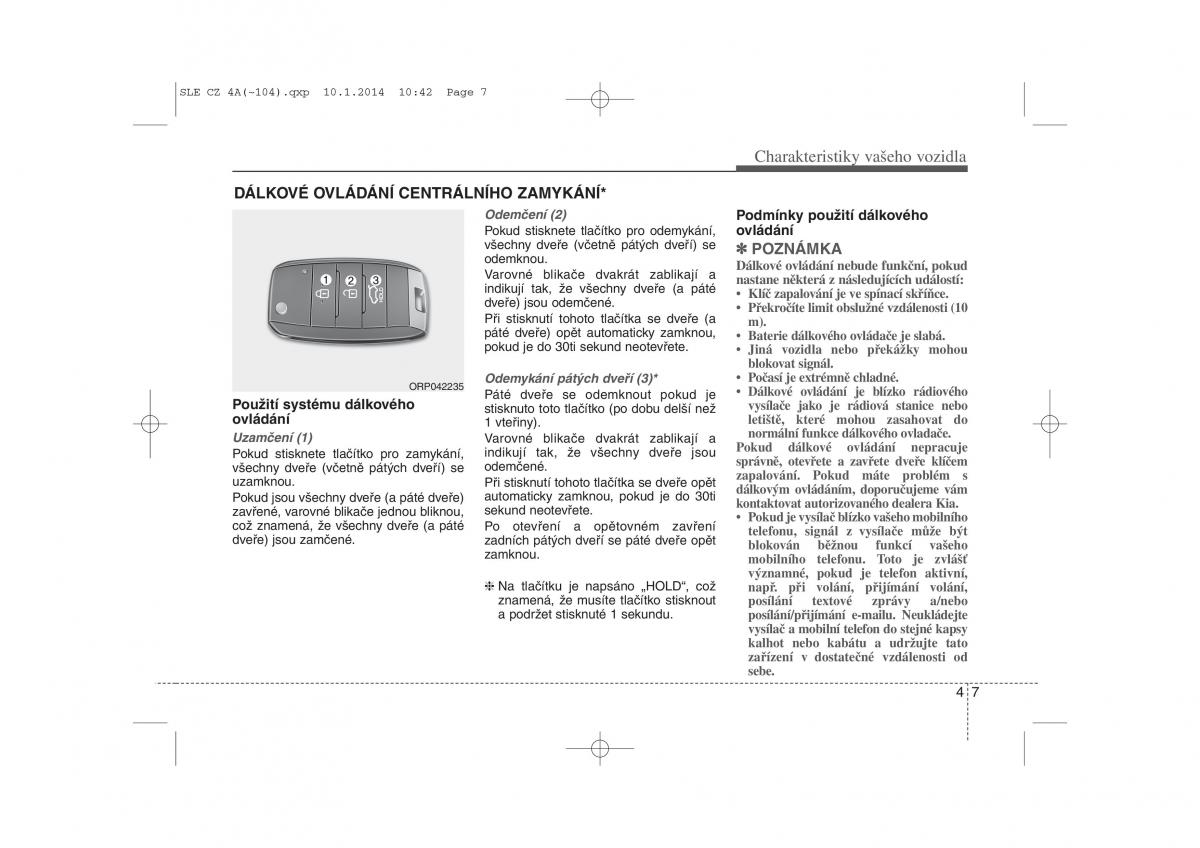 KIA Sportage III 3 navod k obsludze / page 88