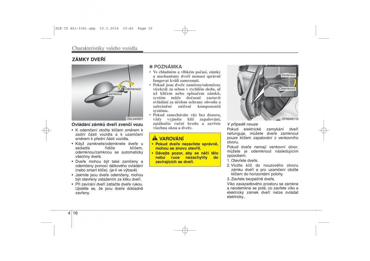 KIA Sportage III 3 navod k obsludze / page 97