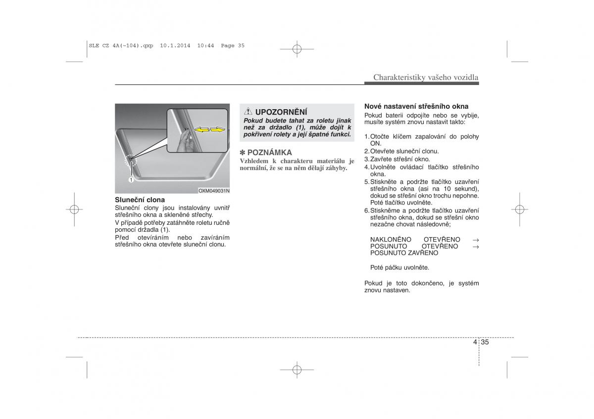 KIA Sportage III 3 navod k obsludze / page 116