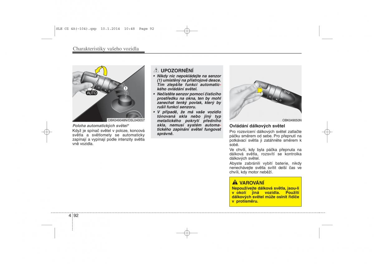 KIA Sportage III 3 navod k obsludze / page 173