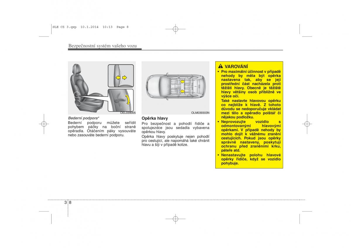 KIA Sportage III 3 navod k obsludze / page 22