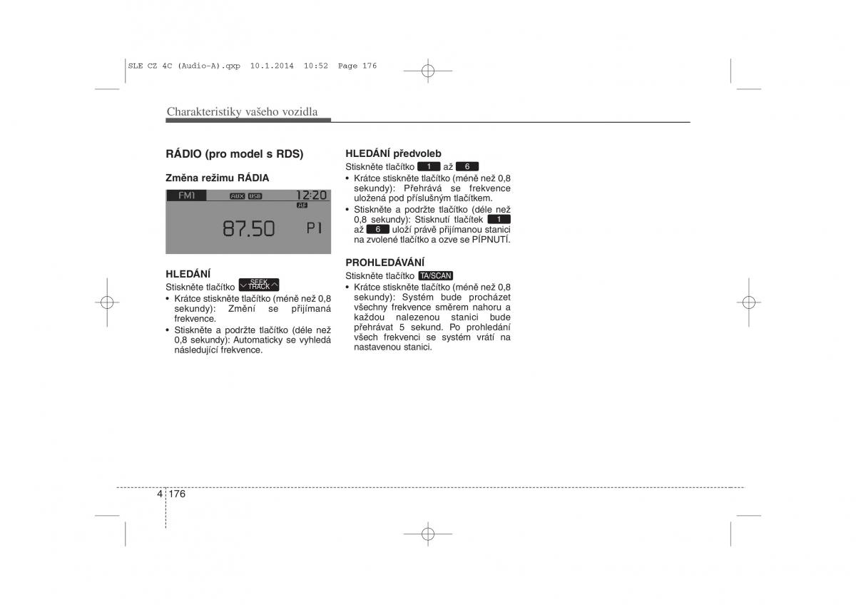 KIA Sportage III 3 navod k obsludze / page 257