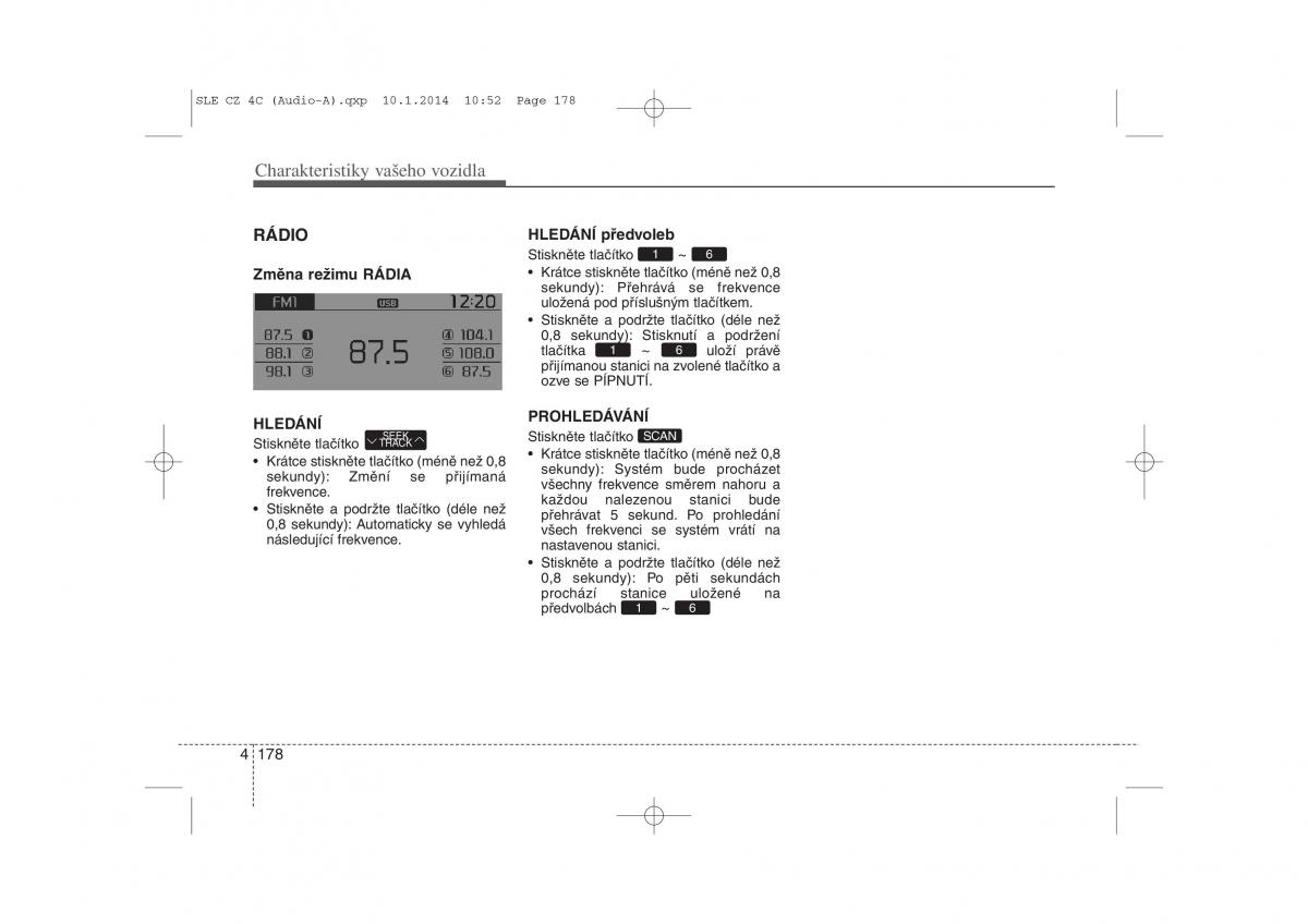 KIA Sportage III 3 navod k obsludze / page 259