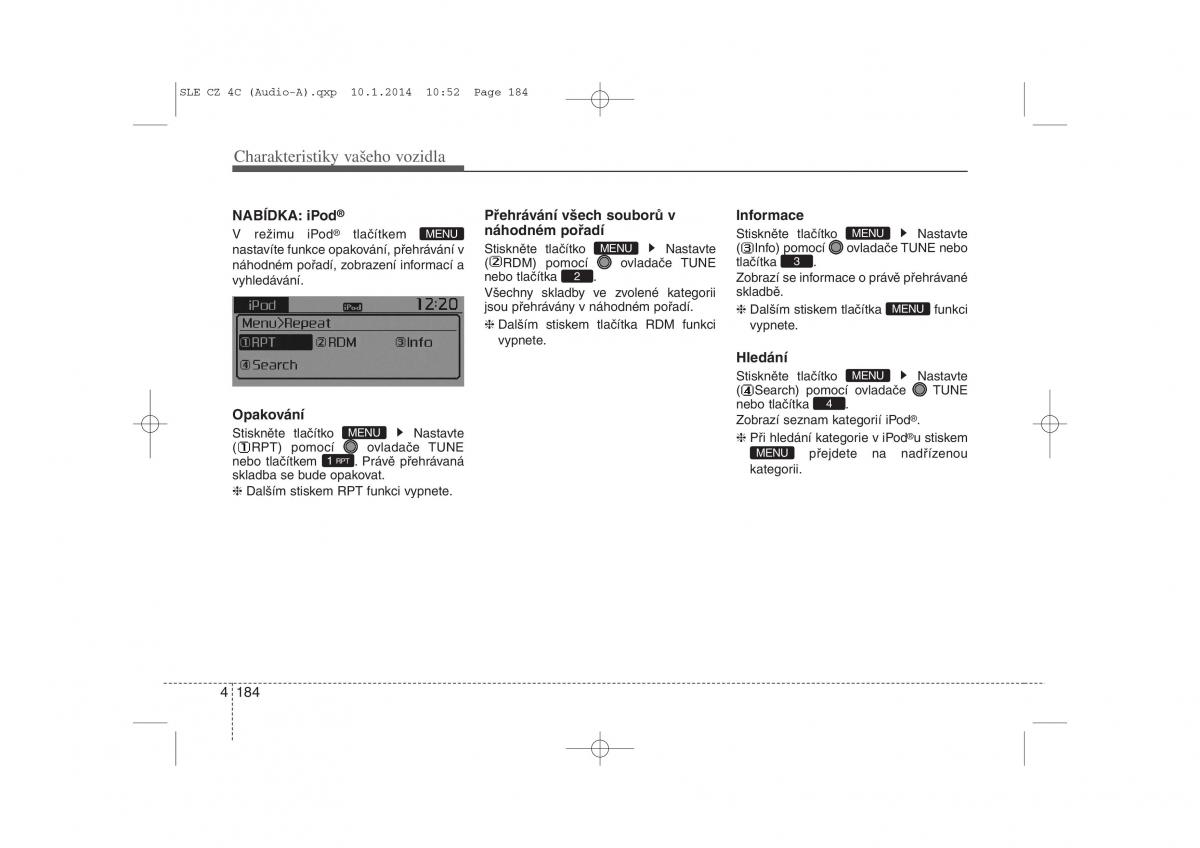 KIA Sportage III 3 navod k obsludze / page 265