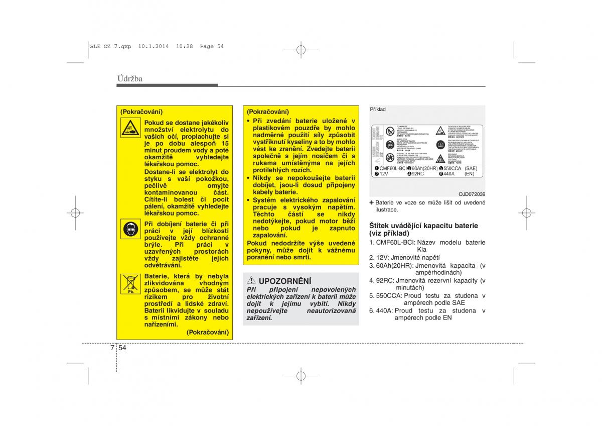 KIA Sportage III 3 navod k obsludze / page 530