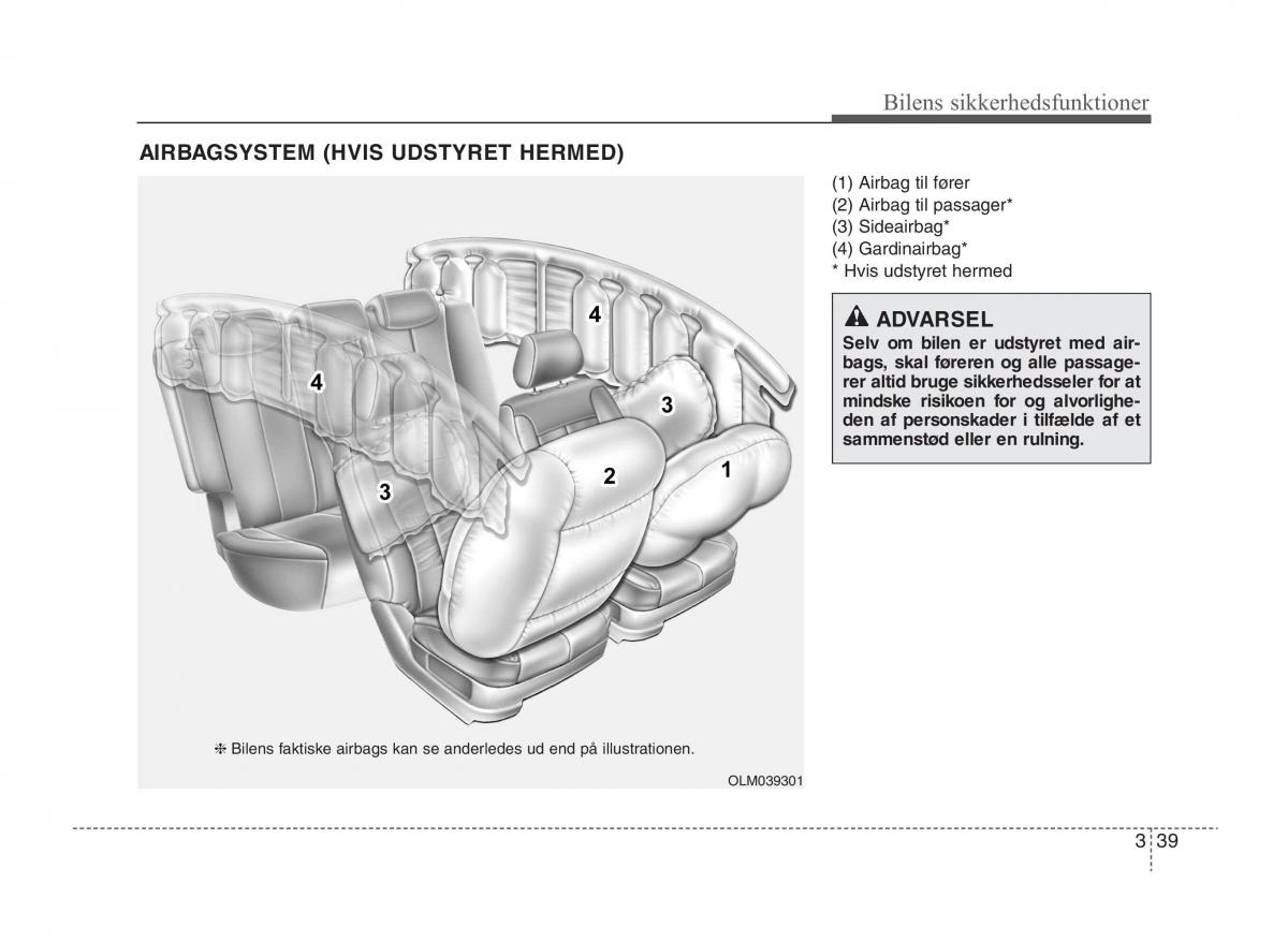 KIA Sportage III 3 Bilens instruktionsbog / page 55