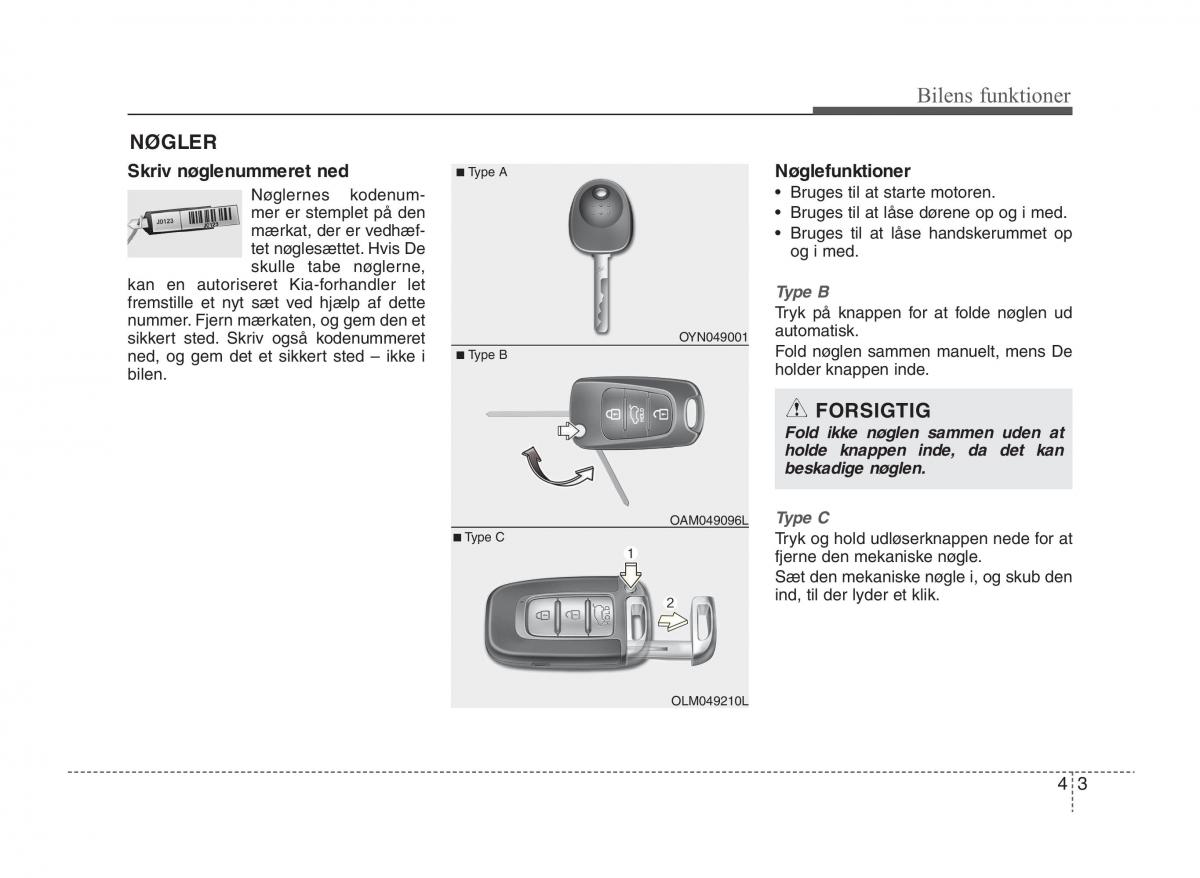 KIA Sportage III 3 Bilens instruktionsbog / page 81