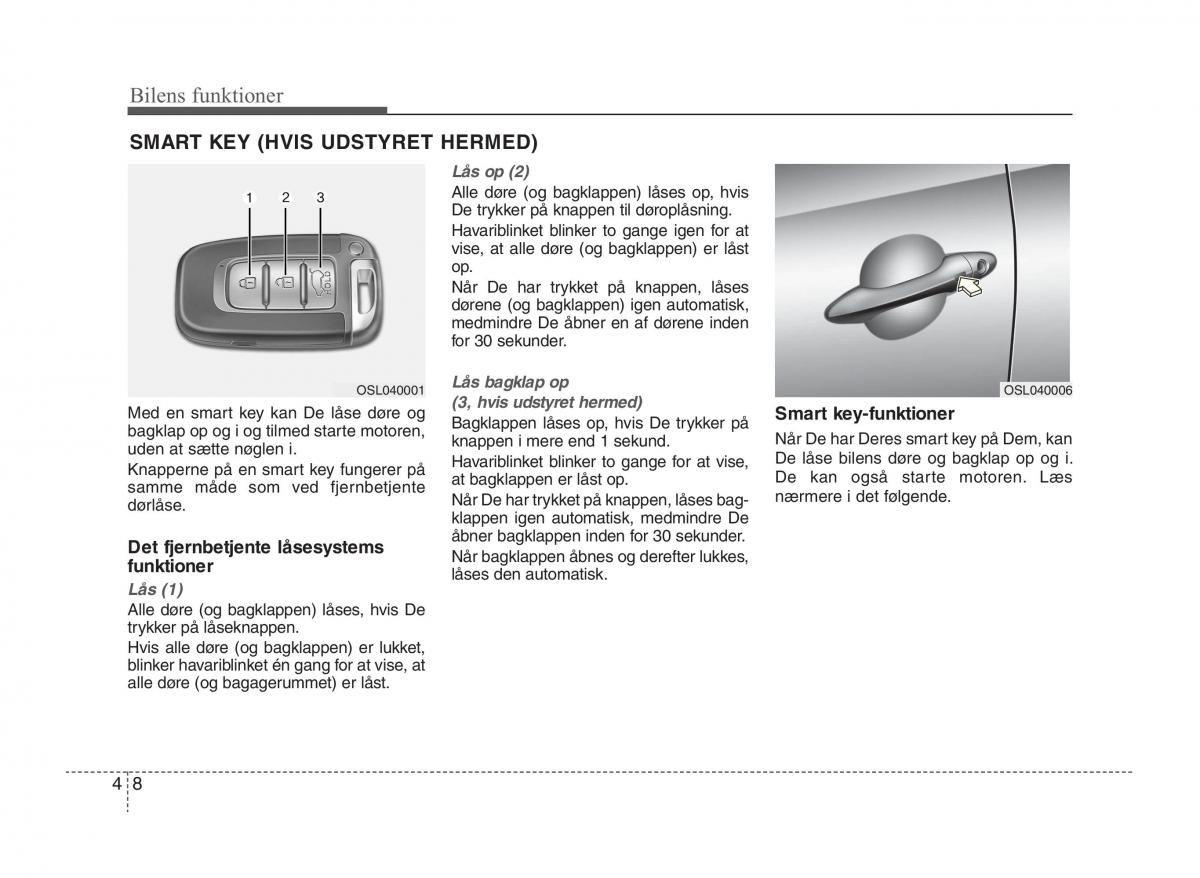 KIA Sportage III 3 Bilens instruktionsbog / page 86