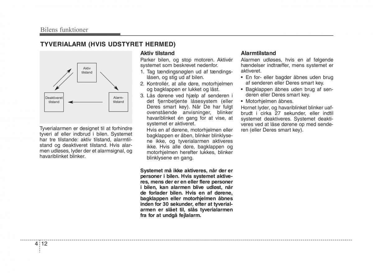 KIA Sportage III 3 Bilens instruktionsbog / page 90