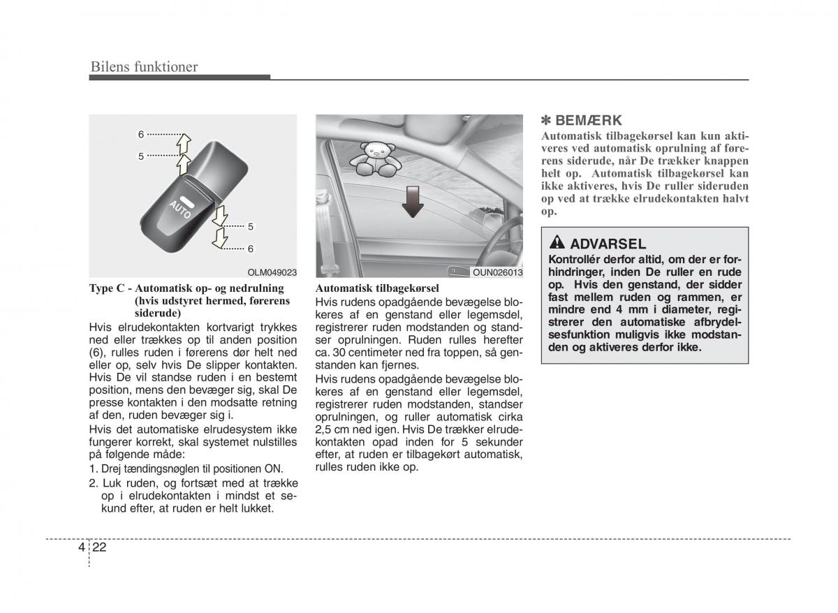 KIA Sportage III 3 Bilens instruktionsbog / page 100