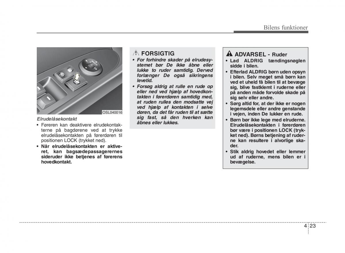 KIA Sportage III 3 Bilens instruktionsbog / page 101