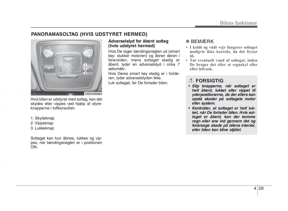 KIA Sportage III 3 Bilens instruktionsbog / page 107