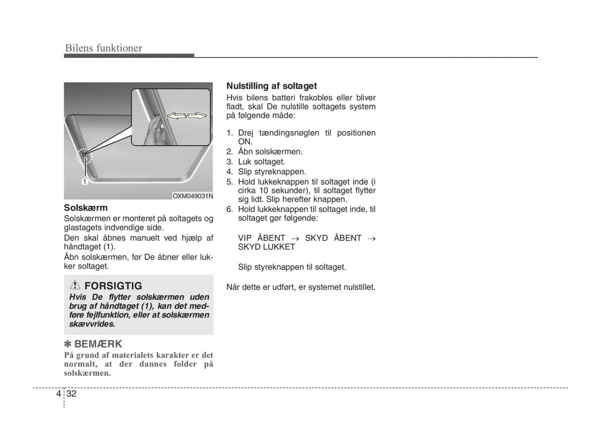 KIA Sportage III 3 Bilens instruktionsbog / page 110