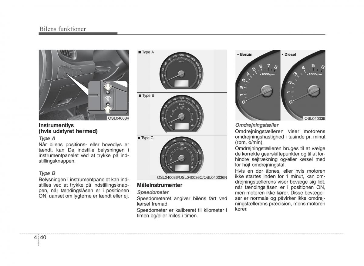 KIA Sportage III 3 Bilens instruktionsbog / page 118