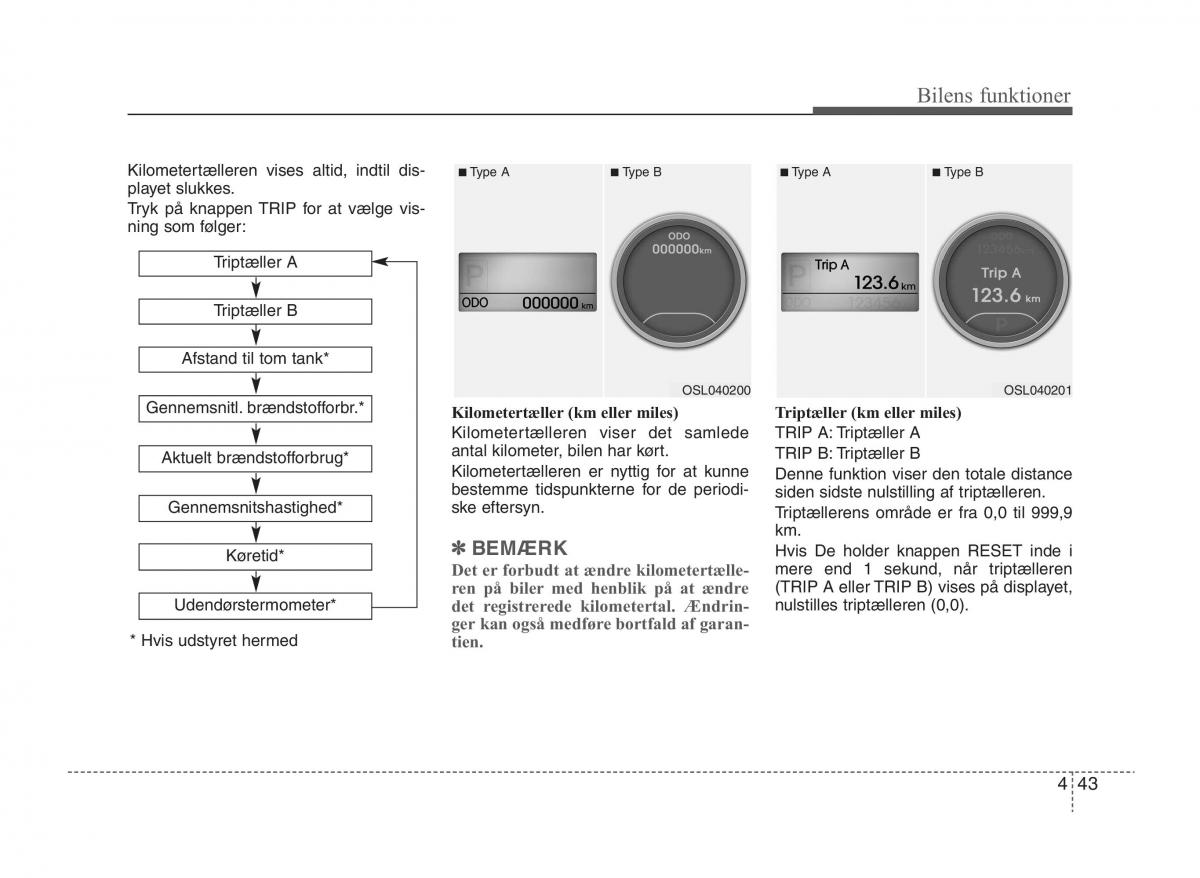 KIA Sportage III 3 Bilens instruktionsbog / page 121