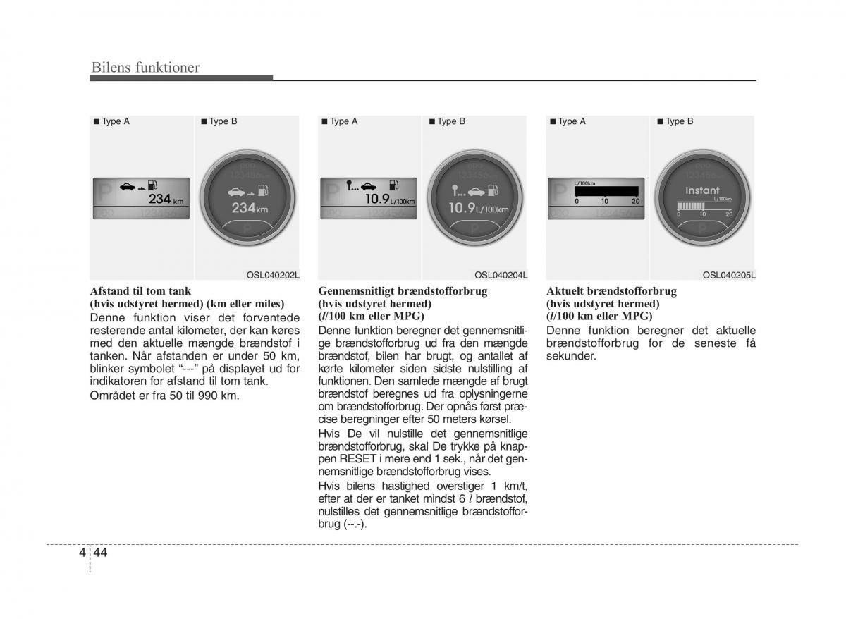 KIA Sportage III 3 Bilens instruktionsbog / page 122