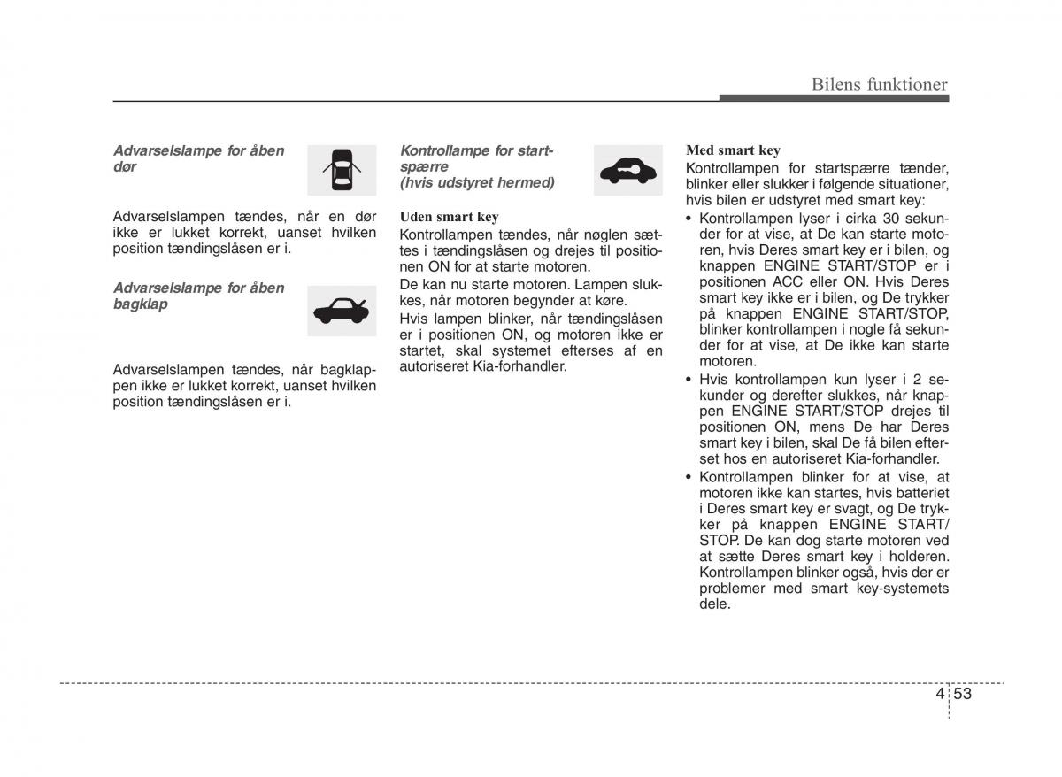 KIA Sportage III 3 Bilens instruktionsbog / page 131