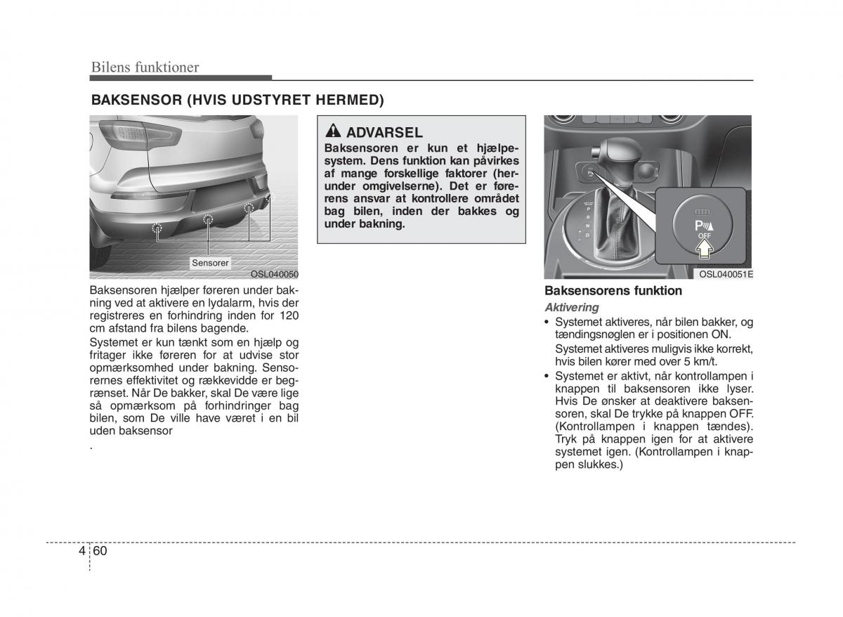 KIA Sportage III 3 Bilens instruktionsbog / page 138