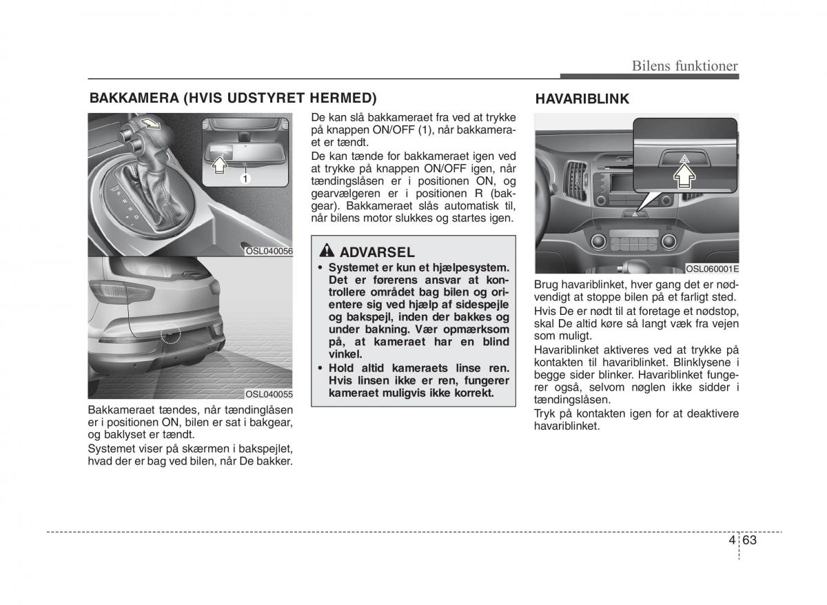 KIA Sportage III 3 Bilens instruktionsbog / page 141