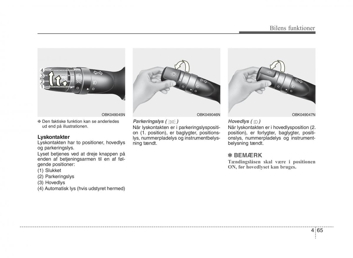 KIA Sportage III 3 Bilens instruktionsbog / page 143