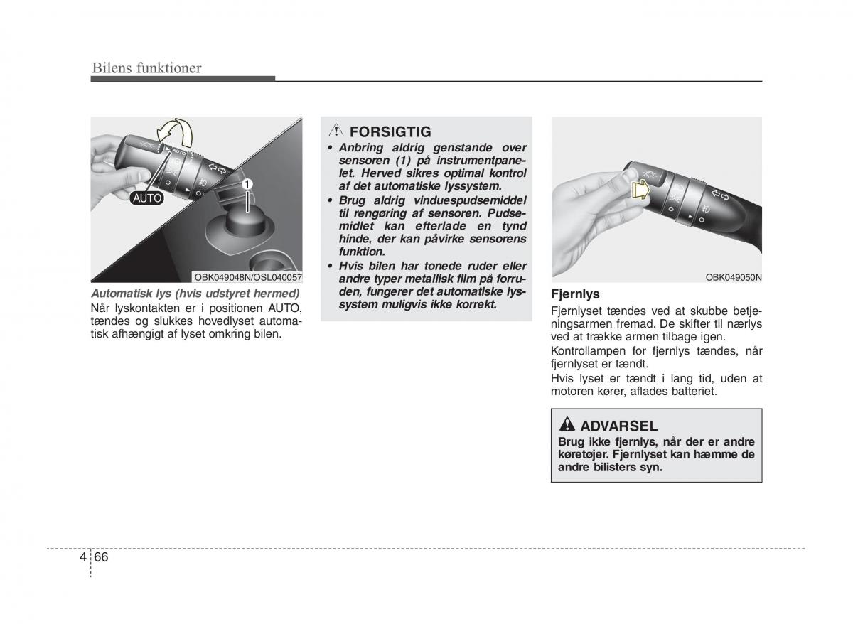 KIA Sportage III 3 Bilens instruktionsbog / page 144