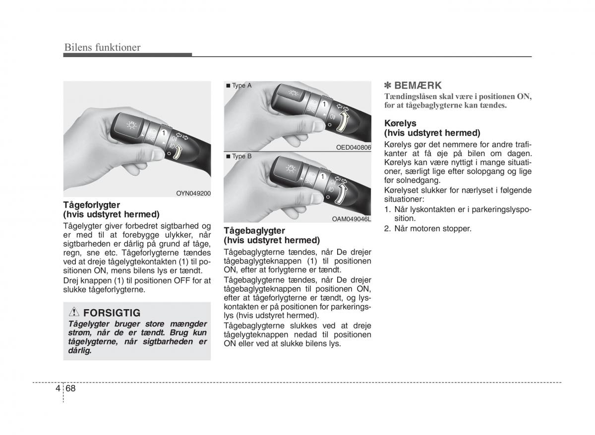 KIA Sportage III 3 Bilens instruktionsbog / page 146