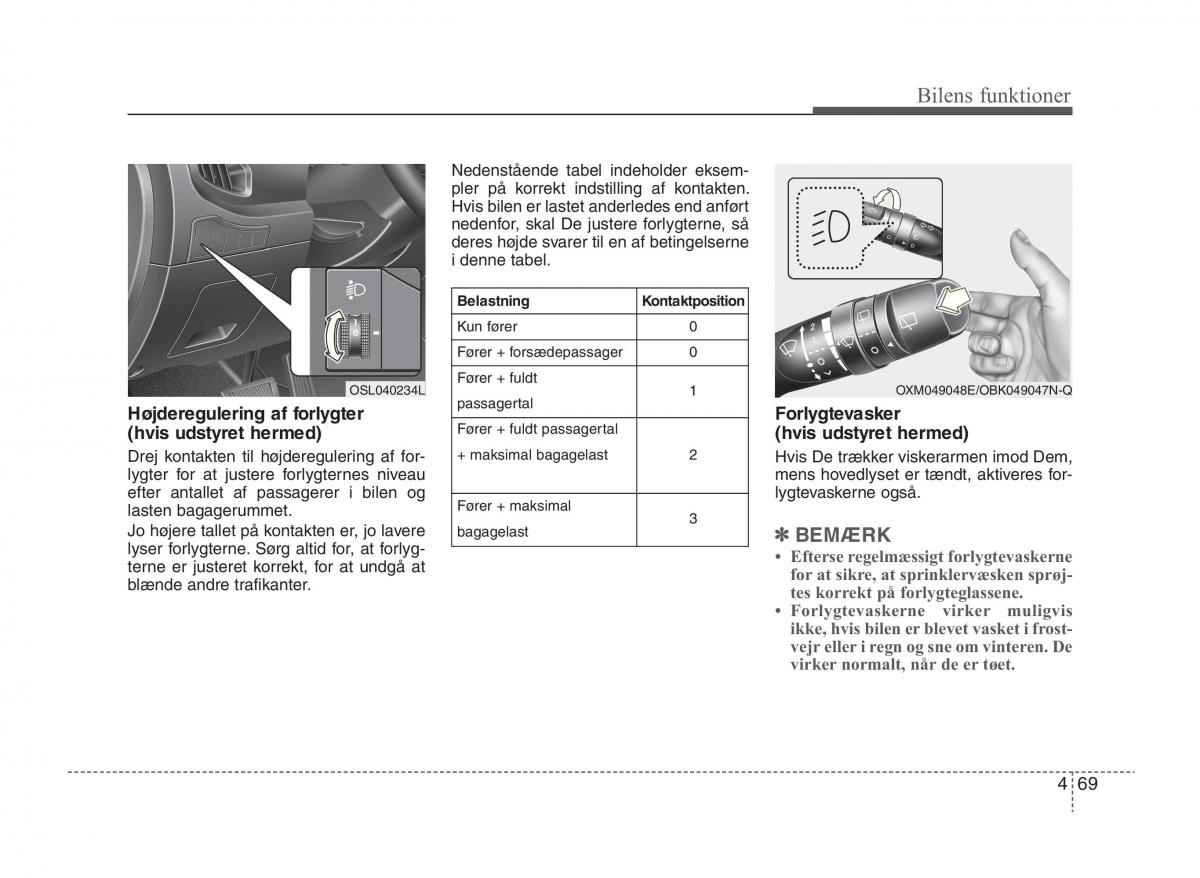 KIA Sportage III 3 Bilens instruktionsbog / page 147