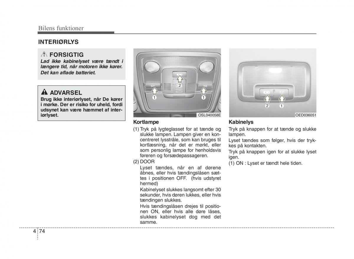 KIA Sportage III 3 Bilens instruktionsbog / page 152