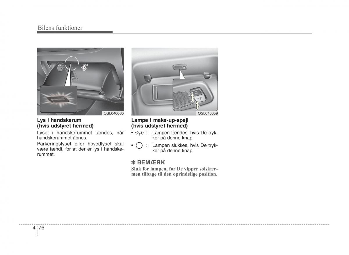 KIA Sportage III 3 Bilens instruktionsbog / page 154