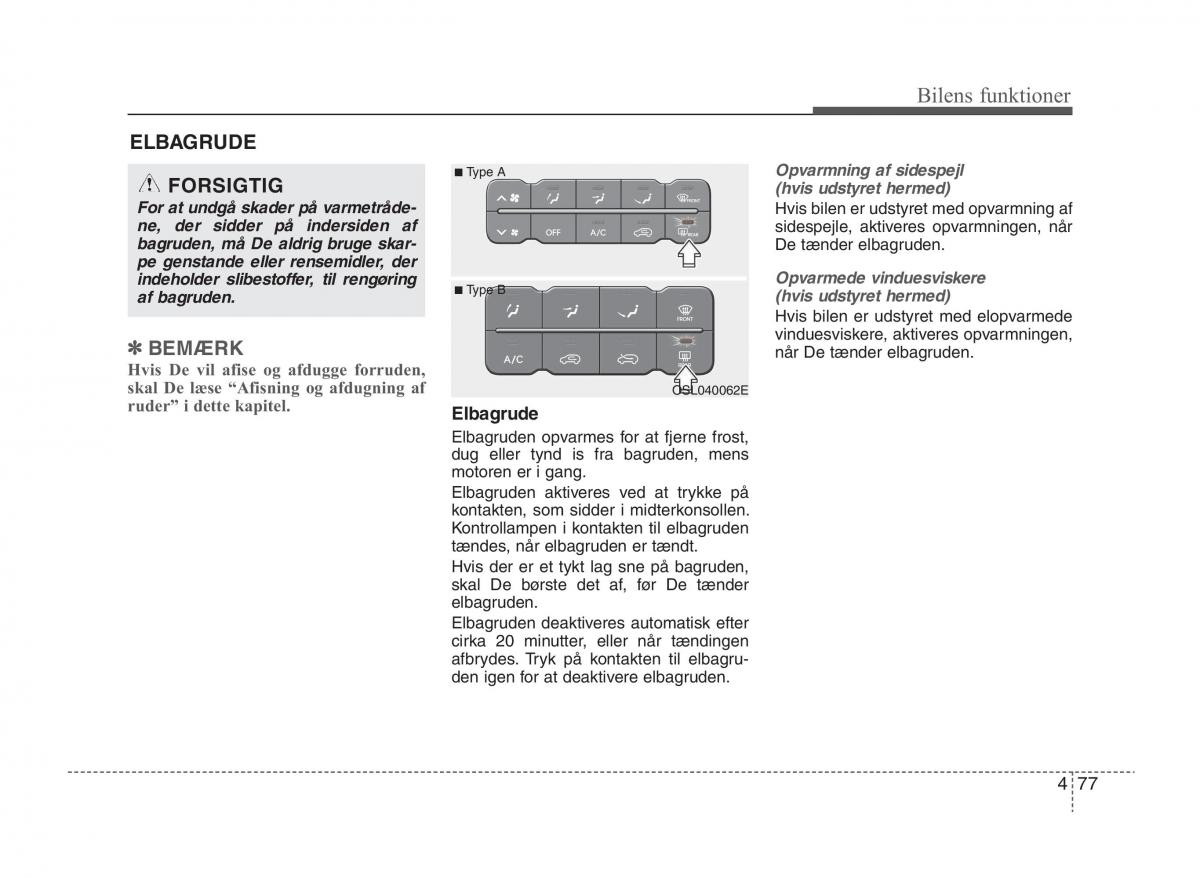 KIA Sportage III 3 Bilens instruktionsbog / page 155