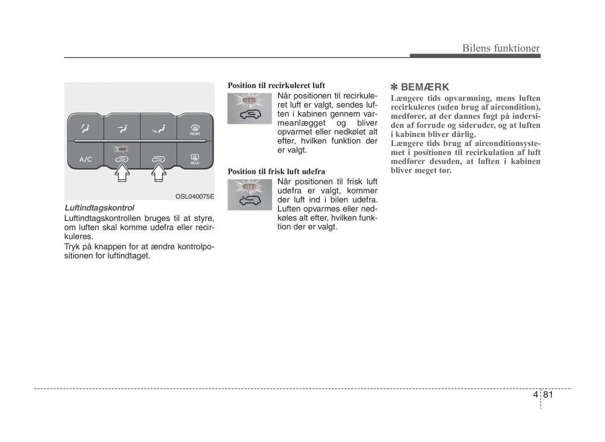 KIA Sportage III 3 Bilens instruktionsbog / page 159