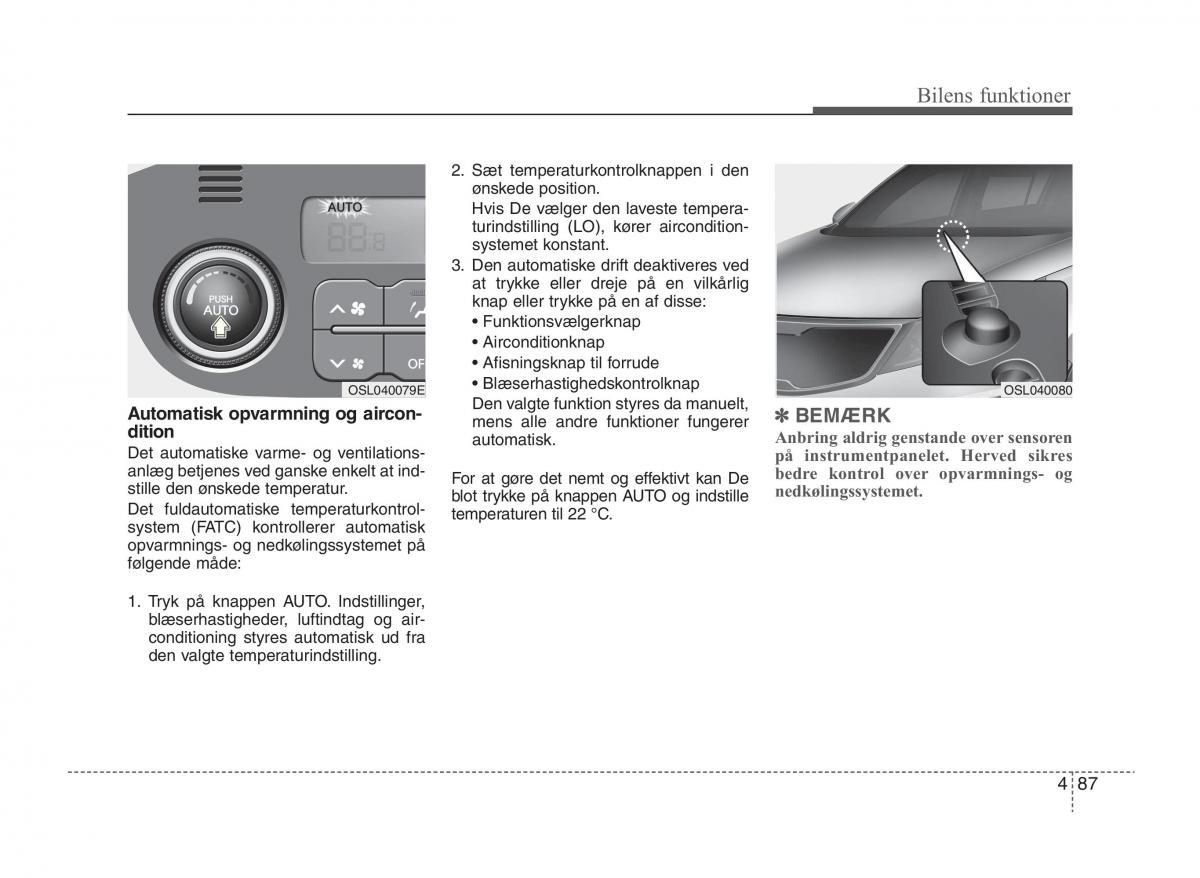 KIA Sportage III 3 Bilens instruktionsbog / page 165